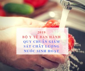 Chất lượng nước sinh hoạt 2019