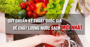 Quy chuẩn quốc gia về chất lượng nước sinh hoạt