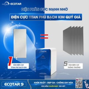 so sánh điện cực phủ bạch kim của geyser ecotar 9